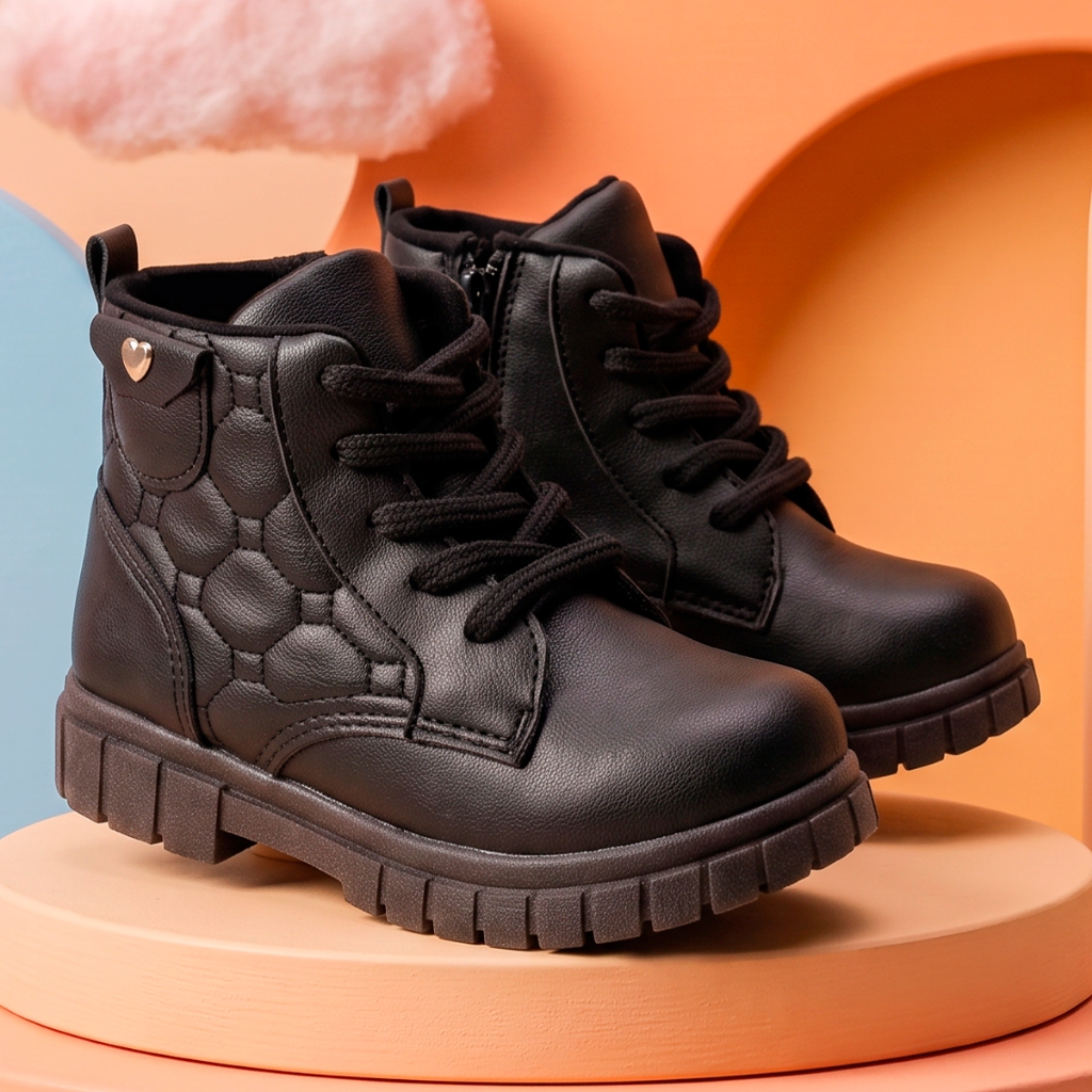 Coturno Bota Infantil Menina Feminina Bota Infantil Feminina