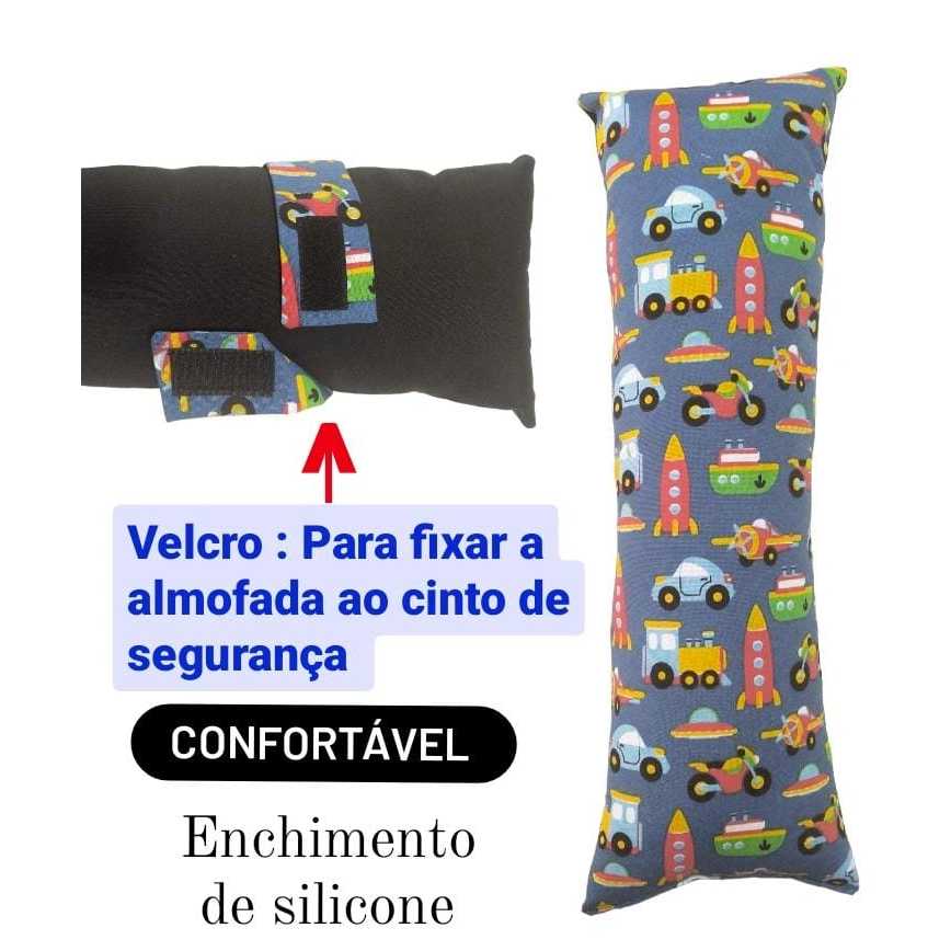 Almofada Protetora De Cinto De Segurança Para Carro Infantil — imagem 2 de 2