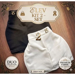 Kit 2 Shorts Saía Feminino Estilo Botão Com Zíper,Moda Verão Casual e Elegante