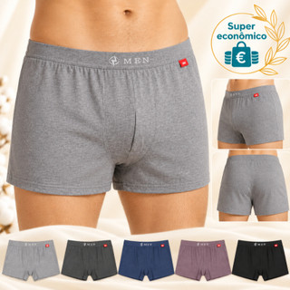 KIT4/3/2 Cueca Boxer GG-G4 Masculina Plus Size em Algodão Macio Respirável Alta Elasticidade Conforto Diário GG G1 G2 G3