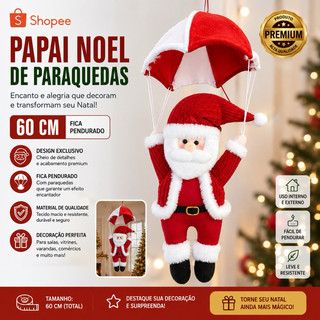 PAPAI NOEL DE PARAQUEDAS 🪂🎅🏽🎄
