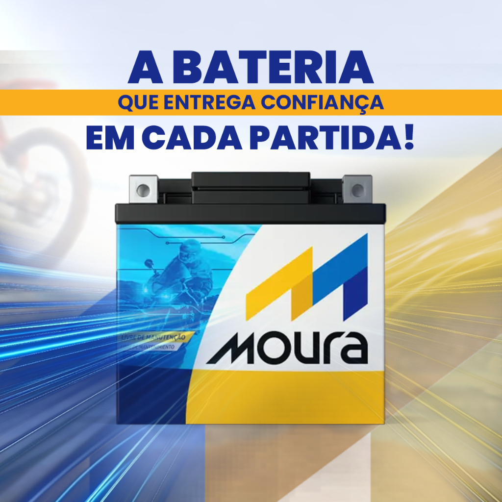 Moura Moto MA5-D 12V 5AH - 6 Meses de Garantia