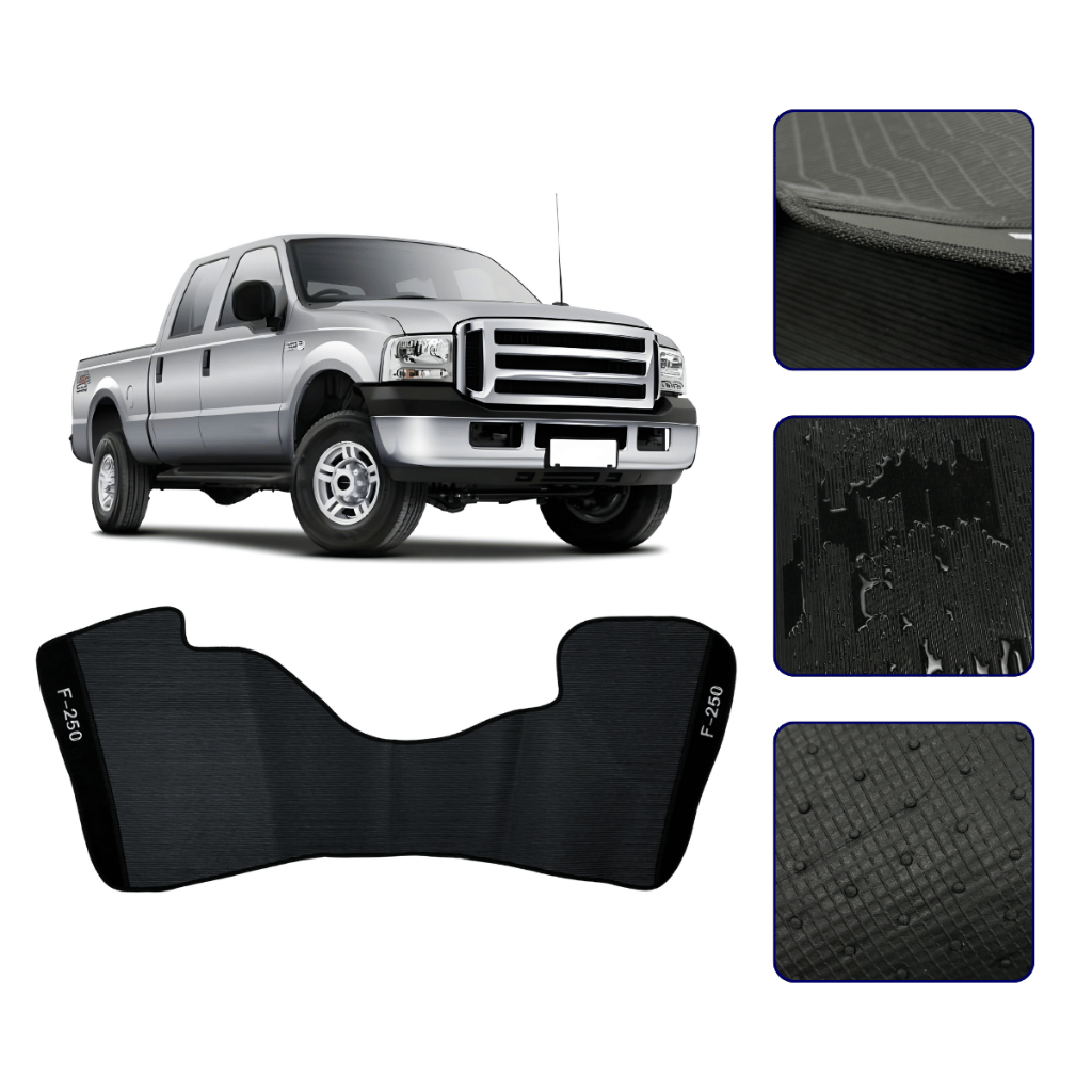 Tapete Inteiriço para F-250 Carpete Automotivo Emborrachado Prermium Impermeavel