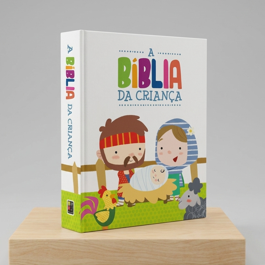 Bíblia Infantil Ilustrada para Crianças Histórias da Bíblia Valores Cristãos e Aprendizado Bíblico