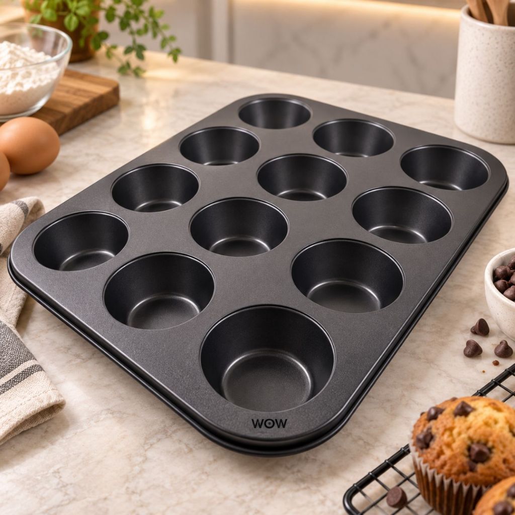 Forma De Aluminio Cupcake 12 Cavidades Antiarente