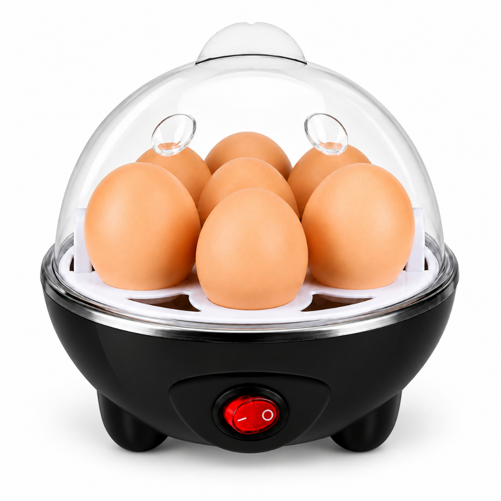 Cozedor de Ovos Elétrico 110V – Portátil a Vapor para Cozinha Envio Imediato