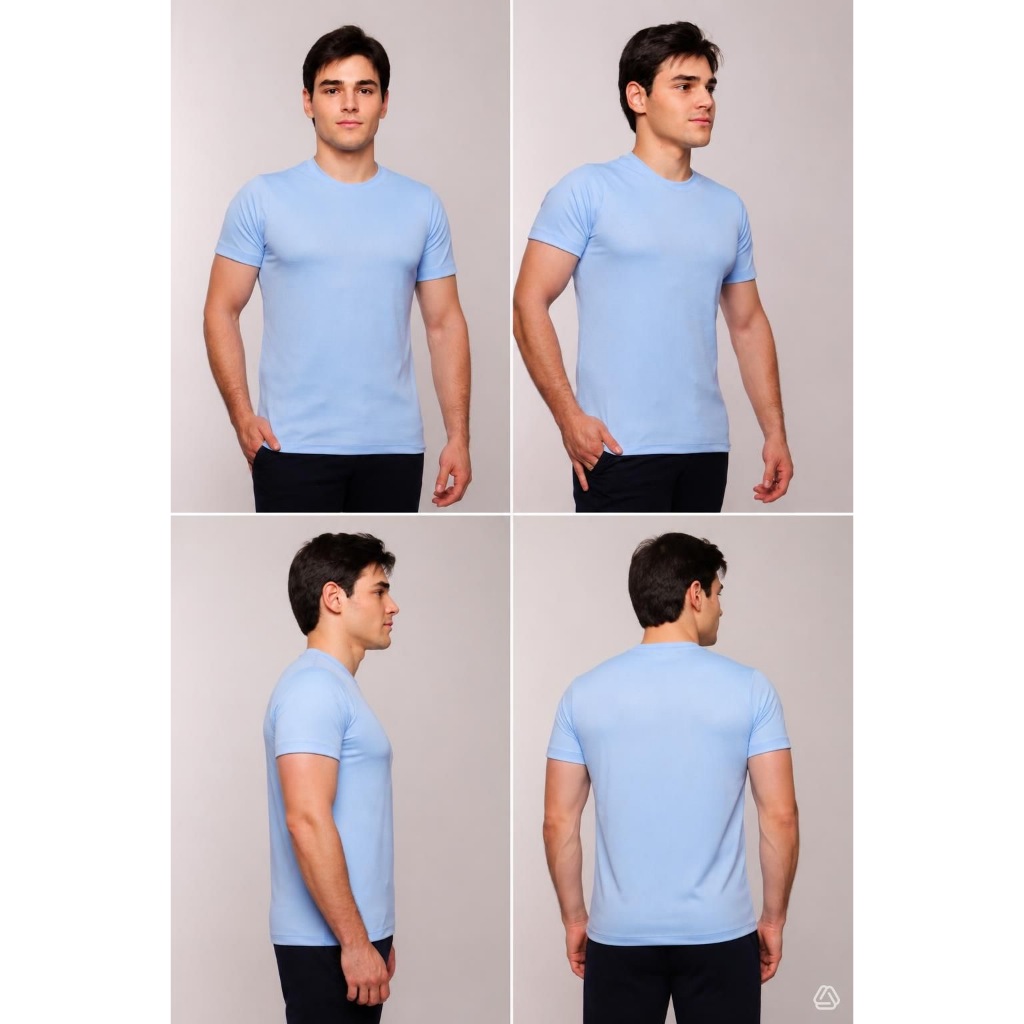 KIT 2 Camiseta Masculina Canelada estilo Americana RAPPER Blusa Camisa Slim Americana Justa Ao Corpo