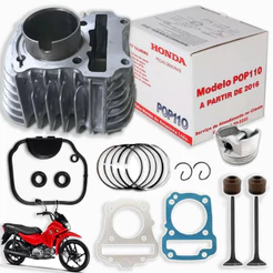 Kit Cilindro do Motor BIZ POP 110i de 2016 até 2024 - Original Honda - 06121-K62-305