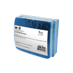 Bucha Esponja Nao Risca Azul Scotch Brite 3M Kit 3 Unidades Cozinha Limpeza Delicada Inox Vidro