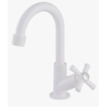 Torneira De Banheiro Lavatório Mesa 1/4 Volta Branca C31 Cor Branco