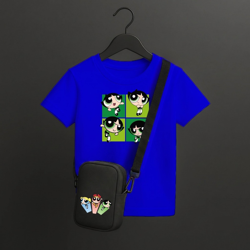 Camiseta Docinho Estampada Com Personagem Pronta Para Entrega Modelo Casual Confortável Para Uso No Dia A Dia