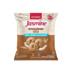 Biscoito Rosquinha Vegano Integral Coco Jasmine 120g