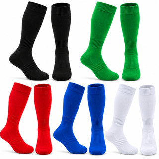 Kit 12 e 06 Pares Meião de Futebol Liso Soccer Esportivo Society Campo