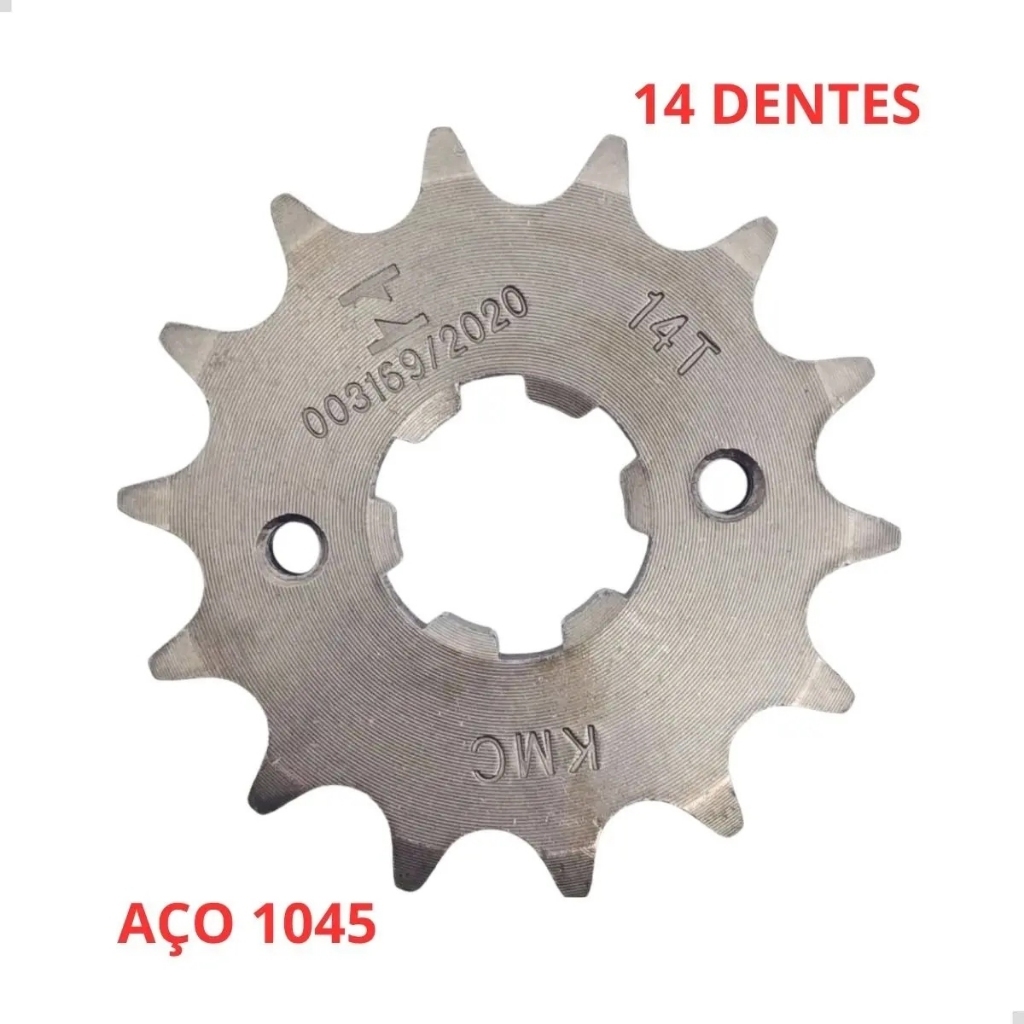Kit Relação Transmissão Yamaha Fazer 150 Factor 150 2014 a 2024 · foto 2