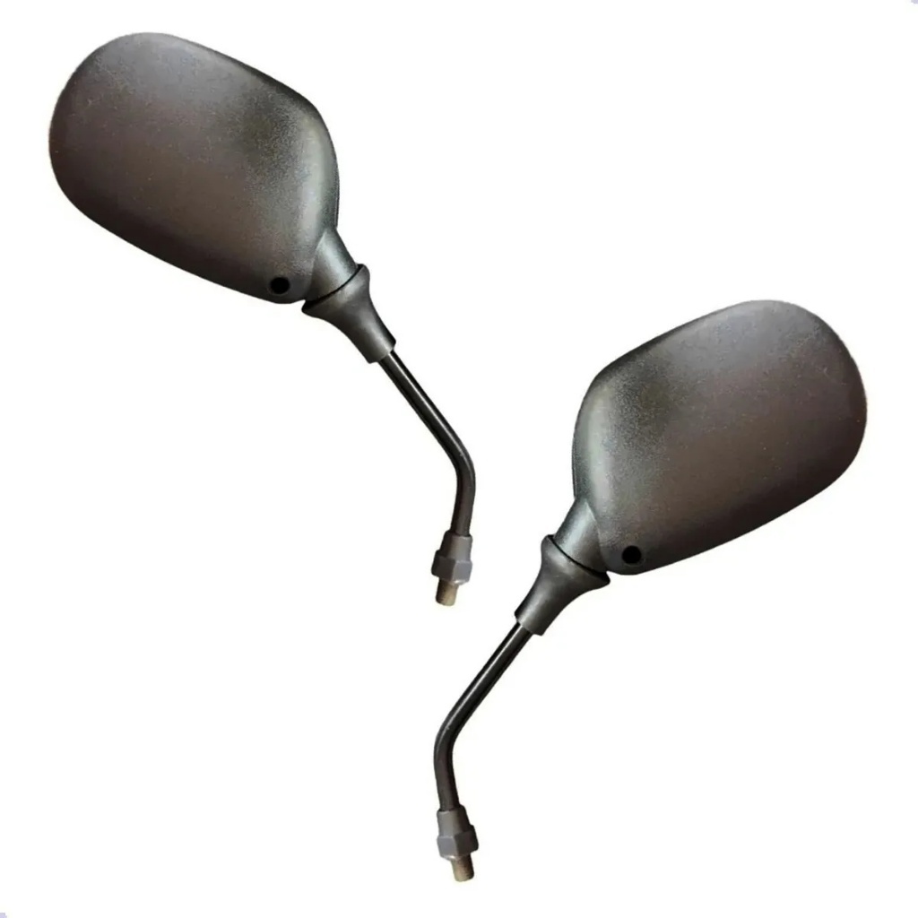 PAR ESPELHO RETROVISOR PRETO MODELO YES 125 / DAFRA SPEED 150