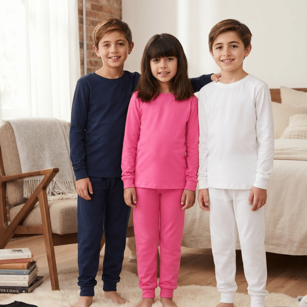 Conjunto Pijama Infantil Sortido 100% Algodão Camiseta e Calça Meia Estação Menina e Menino