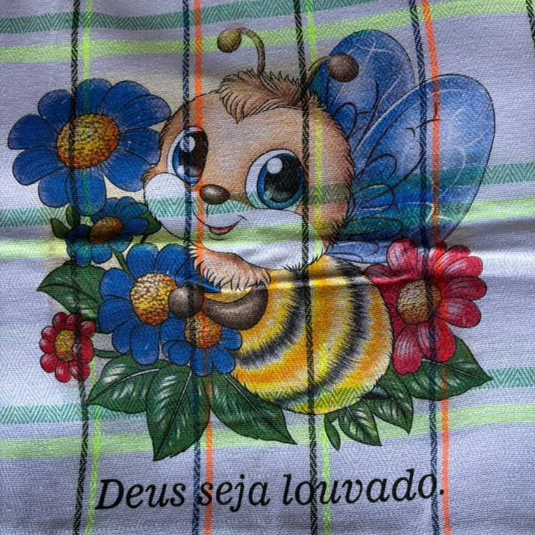 Pano gigante cobre tudo para cozinha 100% algodão estampas variadas — imagem 2 de 2