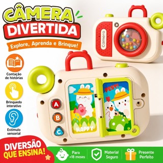 Brinquedo Musical De Câmera Para Bebê Treinamento De Agarrar Para Bebês Brinquedo Educativo E Estimulante