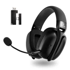 Fone De Ouvido Headset Gamer Sem Fio Wireless 2,4GHz Bluetooth Ultraleve Mintak Pro Titorion