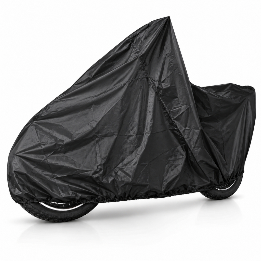 Capa Para Moto Impermeável Proteção UV Sol Chuva Protetora Com Elástico Tamanhos P M G