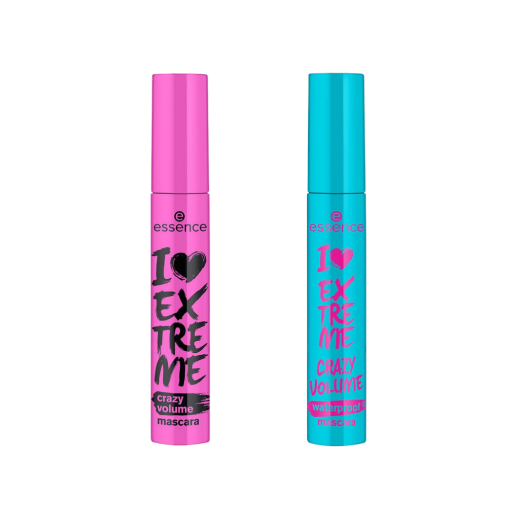 KIT Máscara de Cílios I Love Extreme Crazy Volume + Waterproof essence