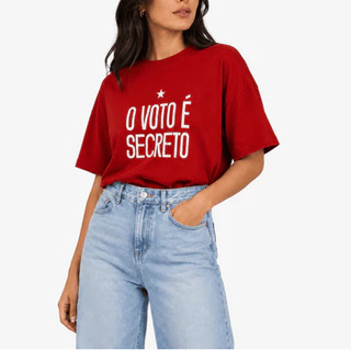 Camiseta Masculina e Feminina Estampa Lula 100% Algodão Brasil