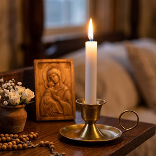 Castiçal Dourado Prato Porta Vela Decorativo Suporte de Vela Mesa Posta Decoração Castical Altar