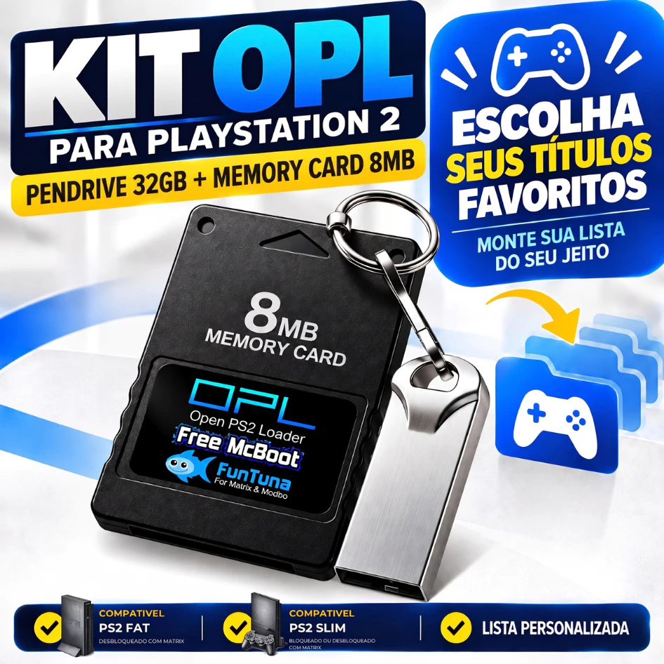 Kit Opl + Pendrive Personalizado