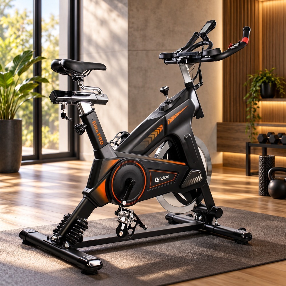Bicicleta Ergométrica Spinning Gallant Elite Pro Mecânica Ate 120kg Roda de Inercia 18kg (GSB18HBTA-PT) · foto 2