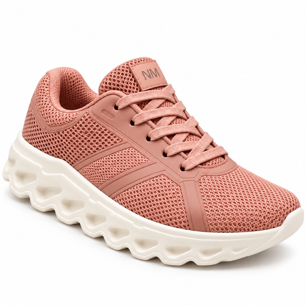 Tênis Feminino Esportivo Confortável Leve Respirável Academia Caminhada Casual