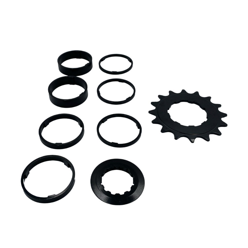 Kit Conversao Single Speed Gts 16 Dentes Preto Grau P K7 — imagem 2 de 2