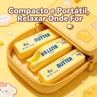 Squishy Manteiga Vara Anti-Stresse Ultra Realista Super Macio Retorno Lento 14cm KL-7035