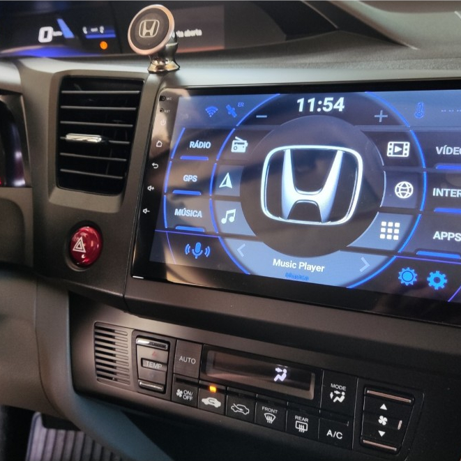 Central Multimídia Honda Civic G9 2012 2013 2014 2015 2016 Carplay Android Auto Lxr Lxs Lxl
