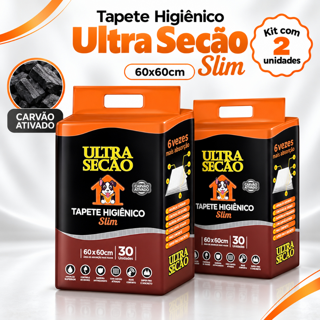 Tapetes Higiênicos 60x60 30/60 Unidade Ultra Secão Carvão Ativado para Cães e Gatos Pets Grande Envio Imediato