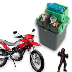 Rele Partida Completo Honda Nxr 150 Bros 2009 Até 2014