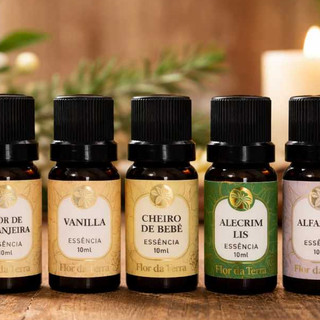 Essência  Flor Da Terra 10ml Para Difusor E Aromatizador Escolha O Aroma