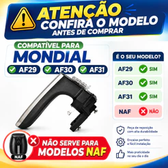 7002- CABO PUXADOR AIR FRYER COMPATÍVEL PARA MONDIAL AF29/AF30 /AF31