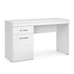 Escrivaninha Com 1 Porta 1 Gaveta Vitória Branco Demóbile