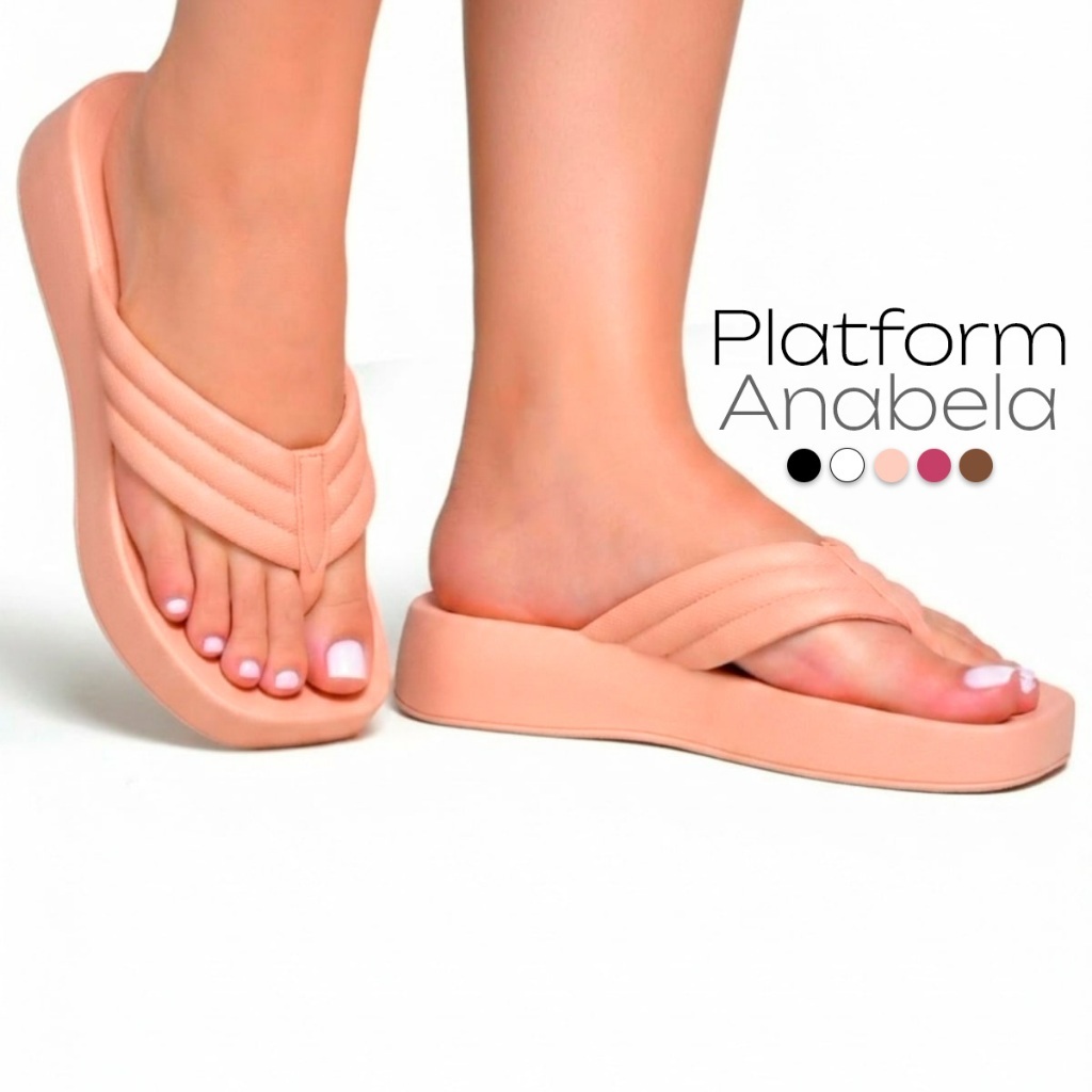Sandália Chinelo Tamanco De Dedo Plataforma Nuvem Feminino Anatômico Confortável Antiderrapante Casual Original 34 ao 39