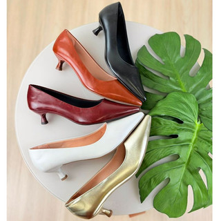 Sapato Feminino Scarpin Salto Baixo 4cm Confortável Elegante Escritório Casual Festa Dia a Dia Clássico