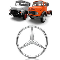 Emblema Estrela Mercedes Da Grade Mb 1113 1313 1513 2013 - 3318100018/3448107118/3448107218/3448107818/6938170016
