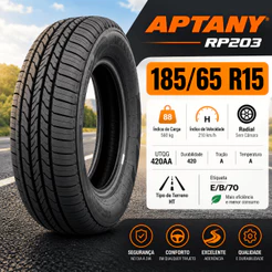 Pneu 185/65R15 Aptany RP203 88H Aro 15 Onix Prisma HB20