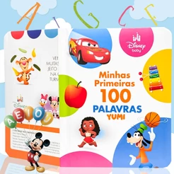 Livro Infantil do Bebê Minhas Primeiras 100 Palavras Capa Dura Premium