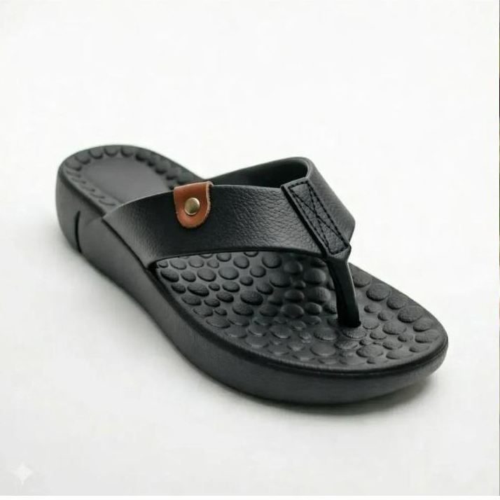 Sandália Chinelo Ortopédico  Feminina Casual anatômica com Palmilha Massageadora Confortável -455t