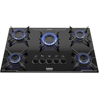 Cooktop 5 Bocas a Gás Itatiaia Electra Plus com Acendimento Automático Bivolt Preto