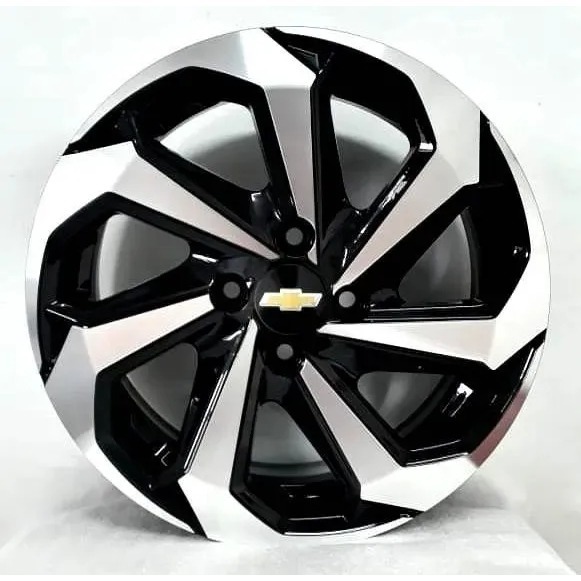 4 Rodas Liga Leve Tarantula Aro 14 4x100 Gm Chevrolet Celta Onix Prisma Montana Preto Diamantado K71 — imagem 2 de 2