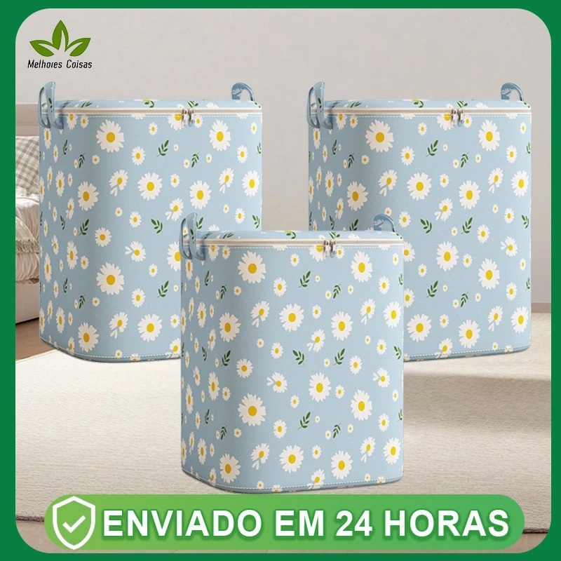 195L Armazenamento de roupas multifuncional de Perfeito para guardar colchas, cobertores e roupas em Oferta na Shopee