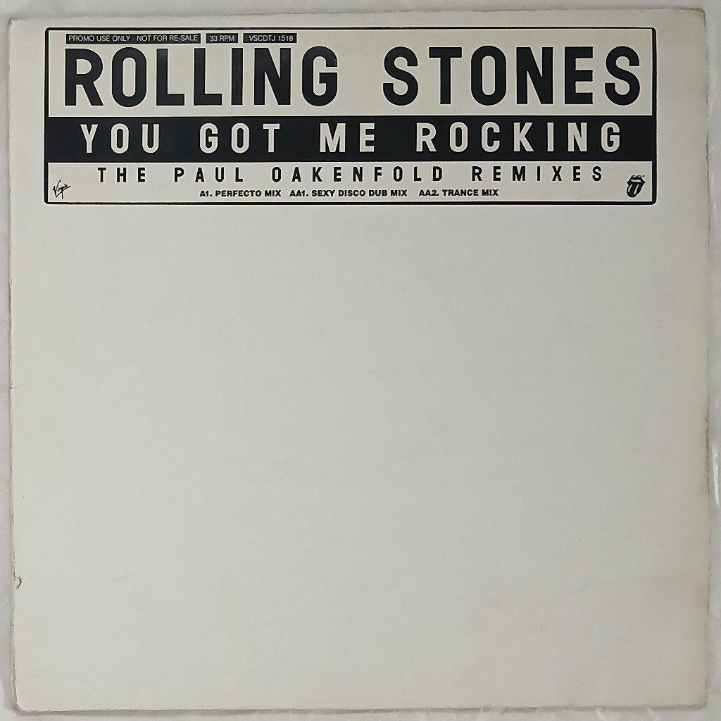 Lp Rolling Stones You Got Me Rocking Paul Oakenfold Remixes