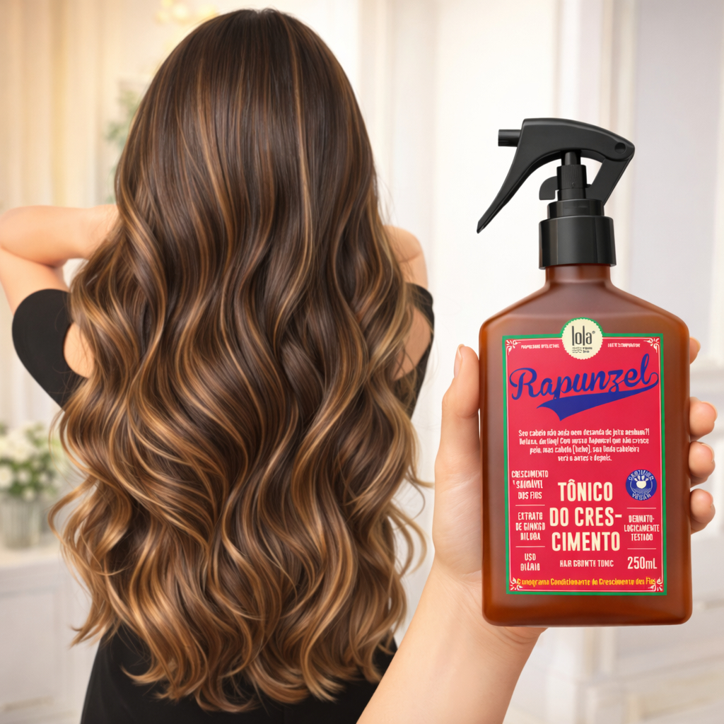 Tônico Capilar Lola Rapunzel 250ml Fortalece e Estimula o Crescimento em Oferta na Shopee