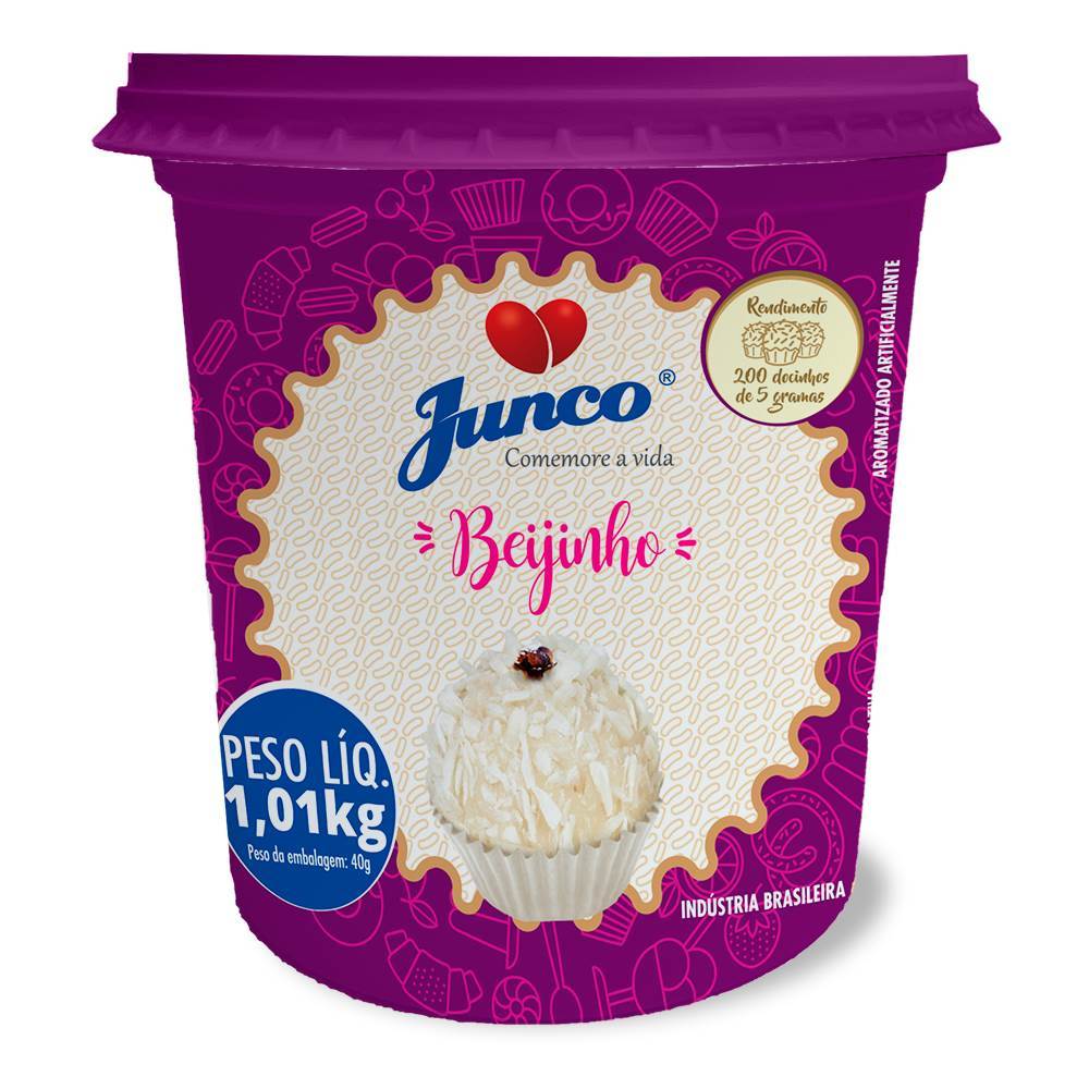 Beijinho Pote Pronto 1,01kg Junco
